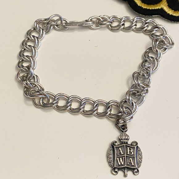 Vintage Lot of ABWA Pin Charm Bracelet American Business Woman's Association - Picture 2 of 5